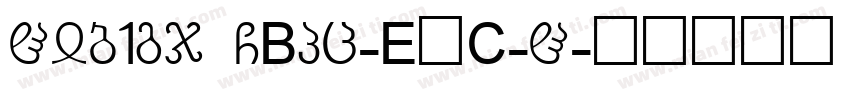 HYb1gj GBpc-EUC-H字体转换